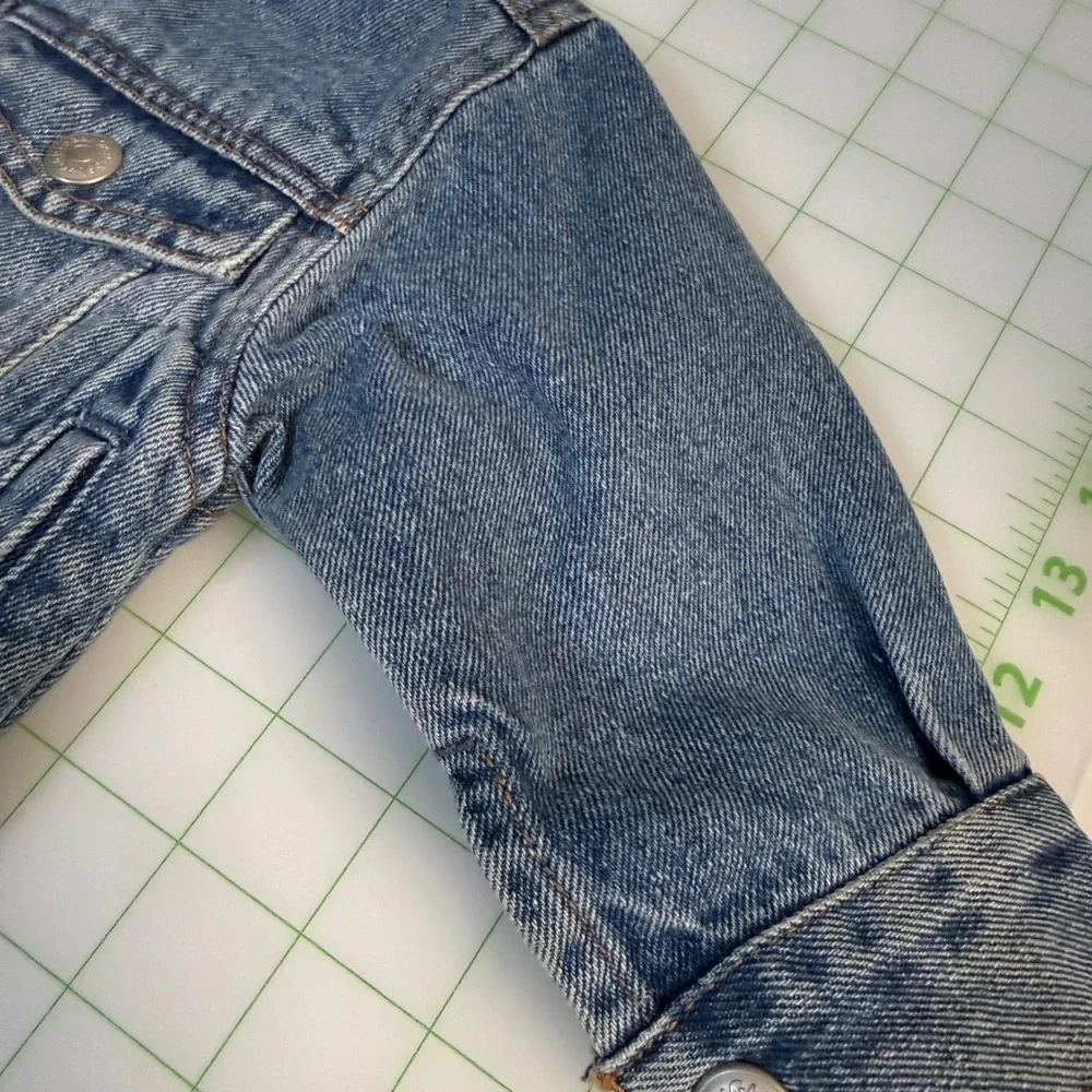 Vintage Classic Gap Baby Denim Light Wash Snap Jean Jacket 3-12 months retro boy